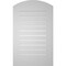 Ekena Millwork Arch Top Surface Mount PVC Gable Vent: Non-Functional, w/ 3-1/2"W x 1"P Standard Frame, 22"W x 34"H GVPAR22X3401SN - alternate 5